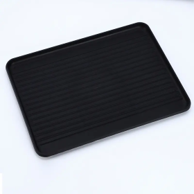 Niversal Polypropylene Dish Drain Board For Kitchen--Selling On Temu Is Prohibited (Color: Black)