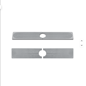 Diatomaceous Earth Sink Tray Stone Home Sink Caddy Kitchen Instant Dry Sink Organizer (Color: Light Grey)