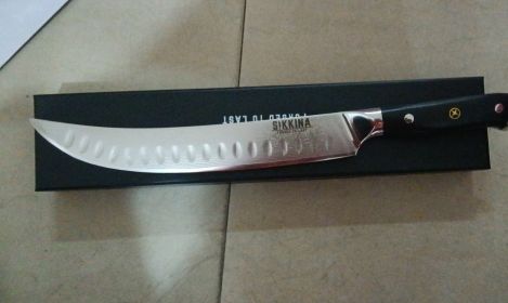 Stainless Steel Kitchen Knife Kitchen Kitchen Knife Steel Chef Knife Meat Cleaver (Option: Steel color1)