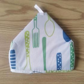 1pc Creative Foldable Food Cover; Household Multifunctional Table Cover Meal Insulated Cover; Aluminum Foil Food Cover; Table Dust Proof Cover; K (model: Trumpets, Color: Green)